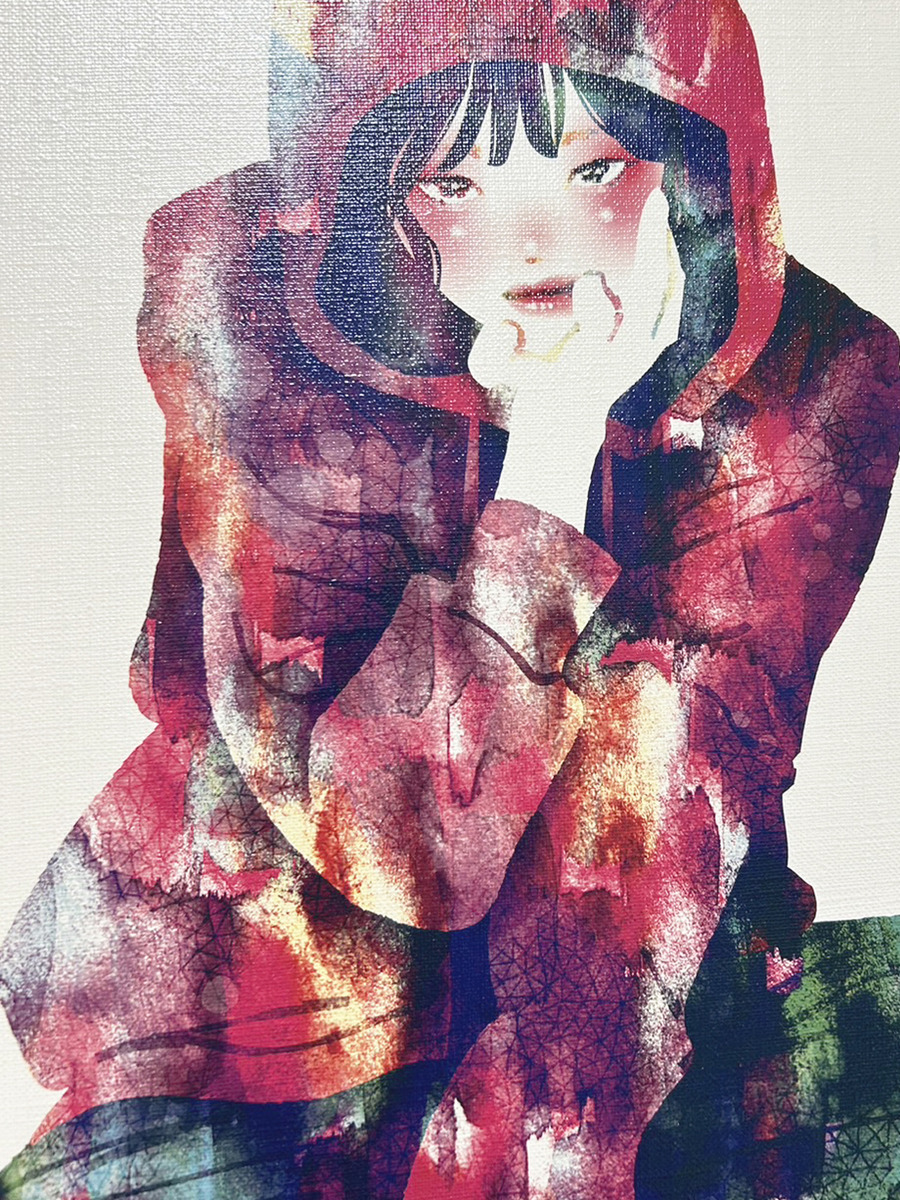 色彩や表情にこだわって制作しています。