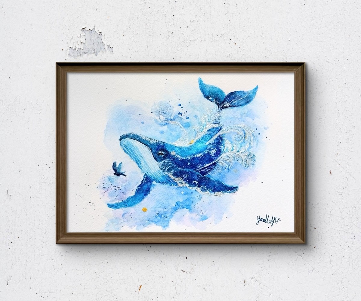 額装のイメージ画像です。
*販売は絵単体になります。