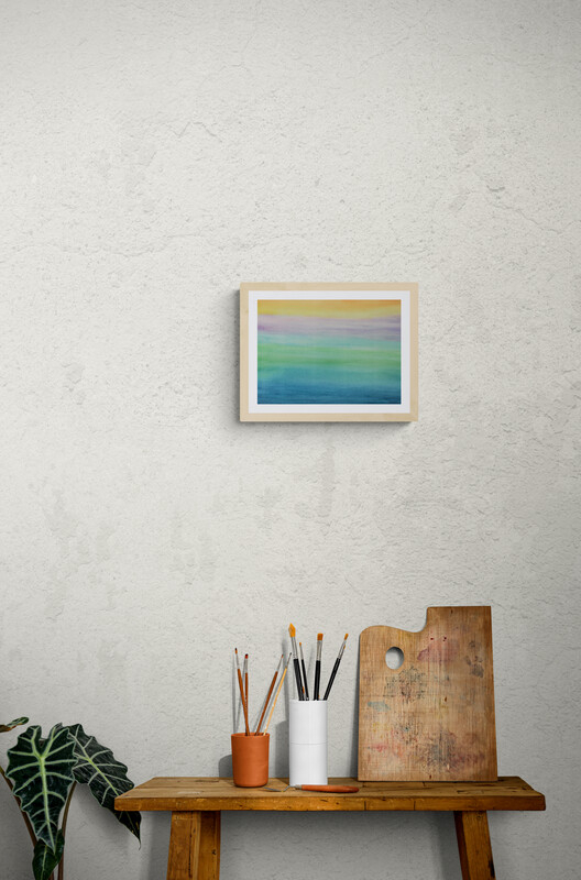 ※額装なしの紙のみの販売となります。額装後の写真はイメージです。販売する作品に額は付属していませんのでご注意ください。