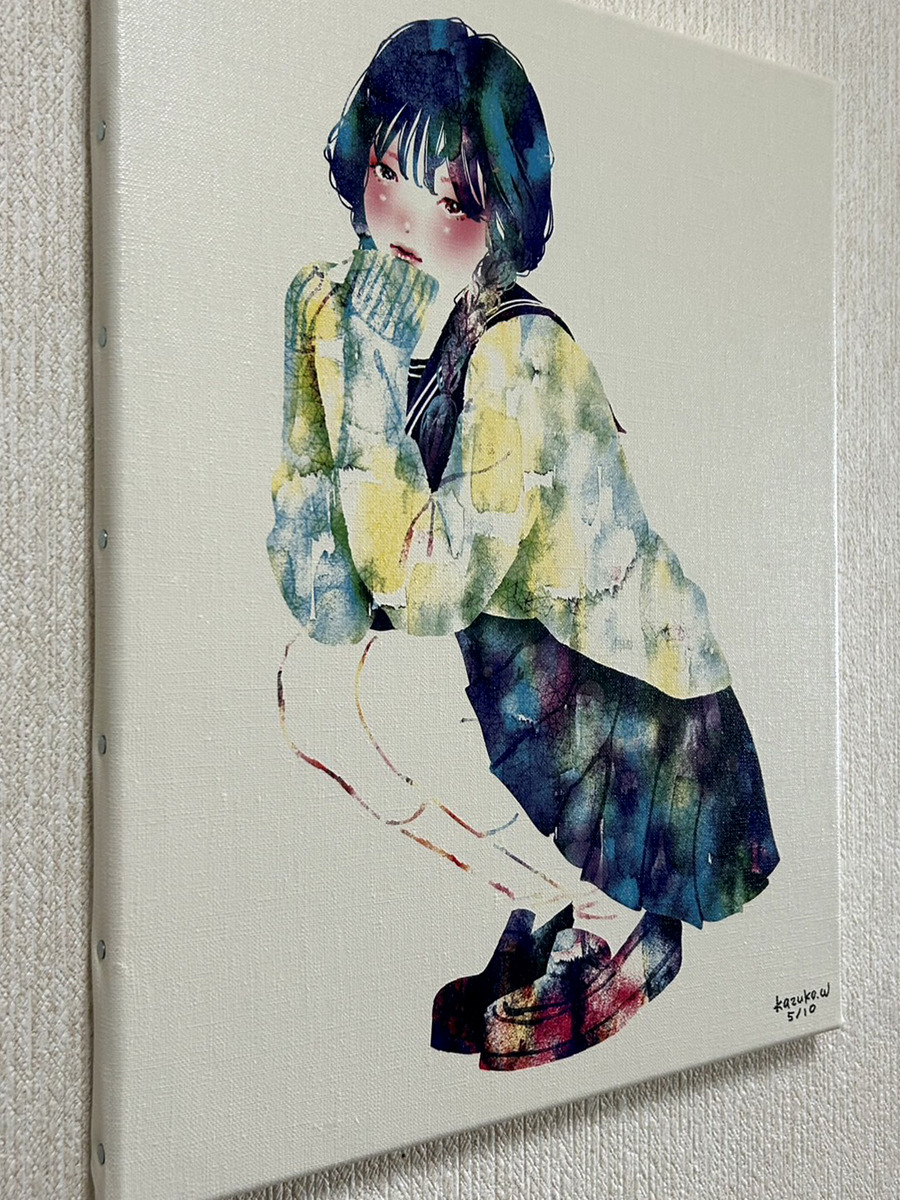 キャンバスの厚みは約2cmです。