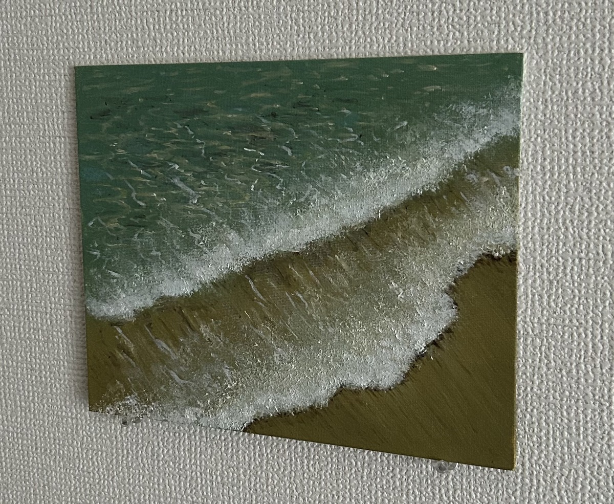 波打ち際の質感