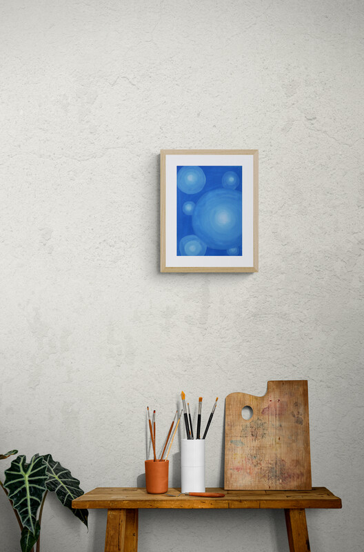 ※額装なしの紙のみの販売となります。額装後の写真はイメージです。販売する作品に額は付属していませんのでご注意ください。