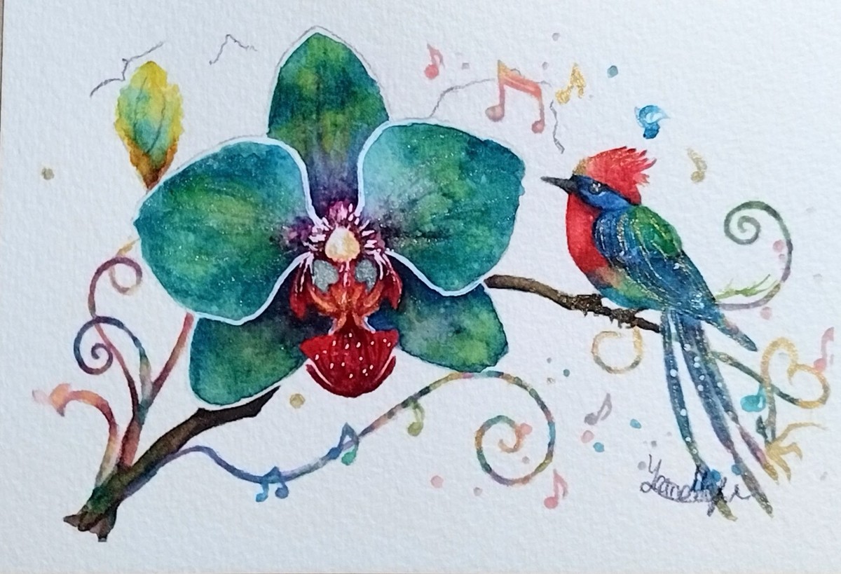 絵単体はポストカードサイズです。