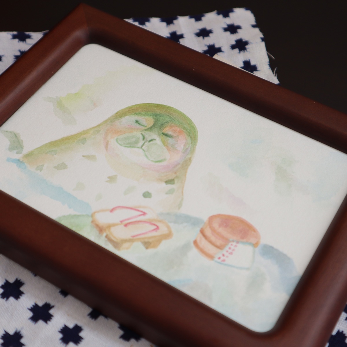 斜めから見た時の様子です。