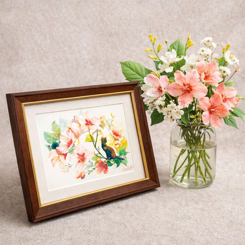 花瓶などと一緒に飾っても素敵です。