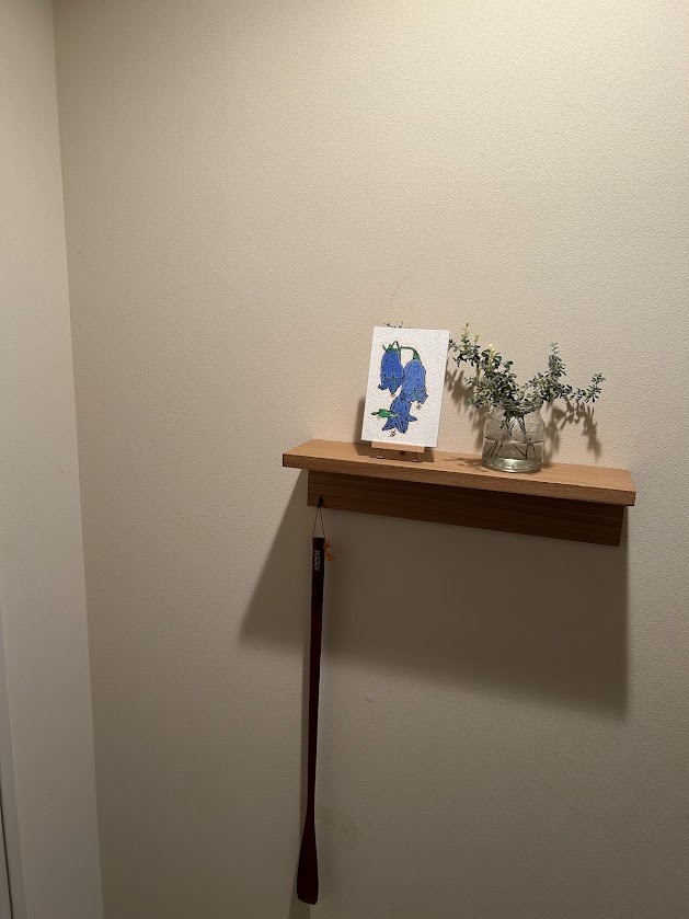 玄関にかざったときのイメージです