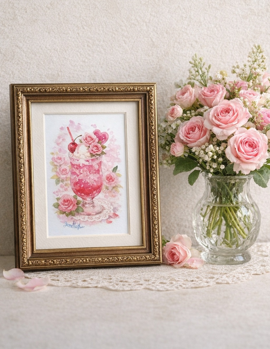 お部屋の一角に飾るだけで、そこが小さな「秘密の薔薇園」に。 自分へのご褒美の時間や、ホッと一息つきたいティータイムの傍らに添えていただけたら嬉しいです。