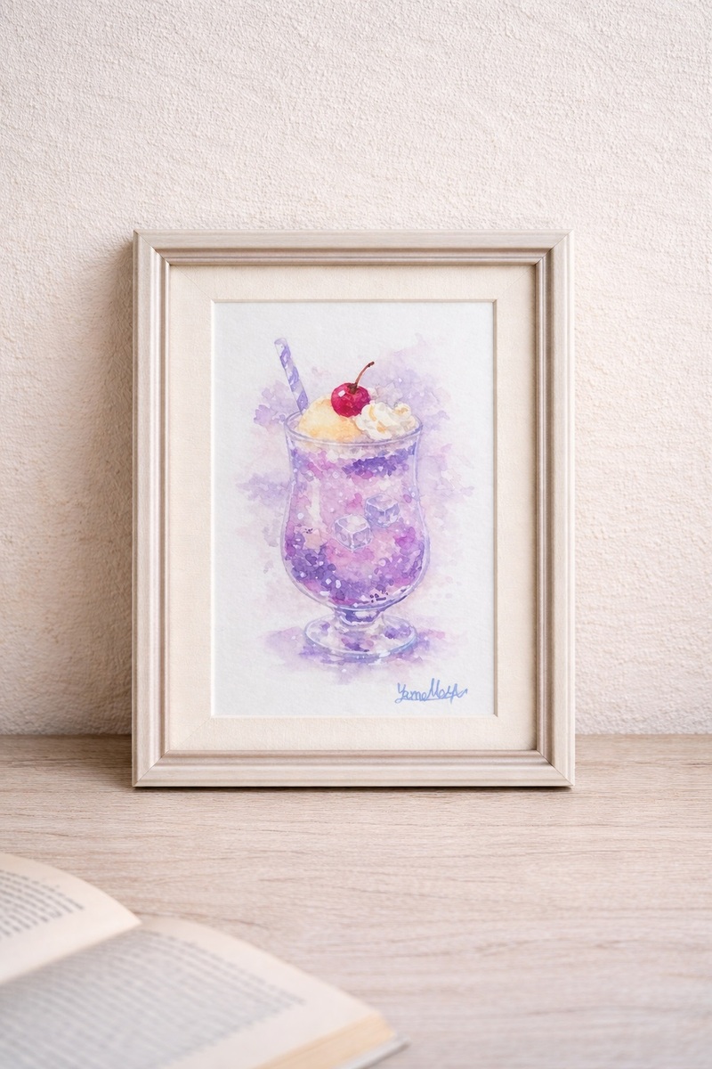 額装無しのため、お好きなフレームに入れてお楽しみください。